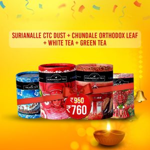 Surianalle Chundale Green & White Tea Combo