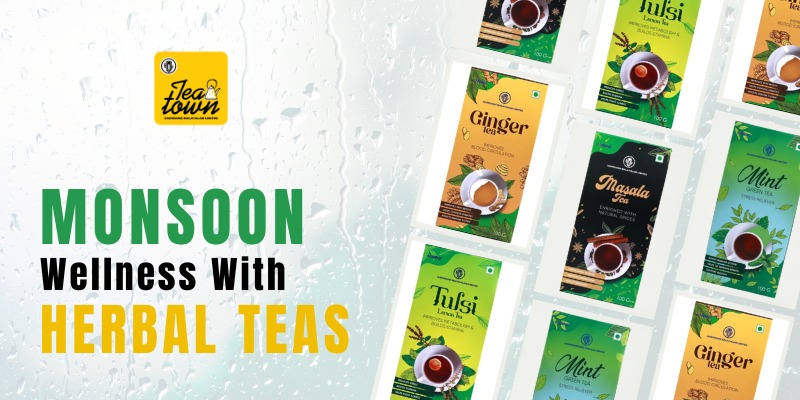 order herbal teas for this monsoon from Harrison's Tea Town