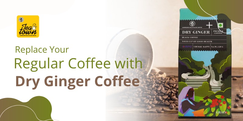 buy dry ginger coffee online from Harrisons Tea Town