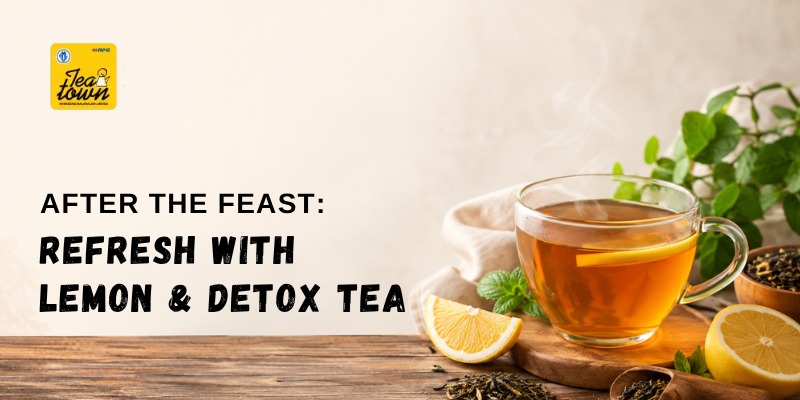 Harrisons Lemon Tea and Detox Tea for a refreshing everyday routine