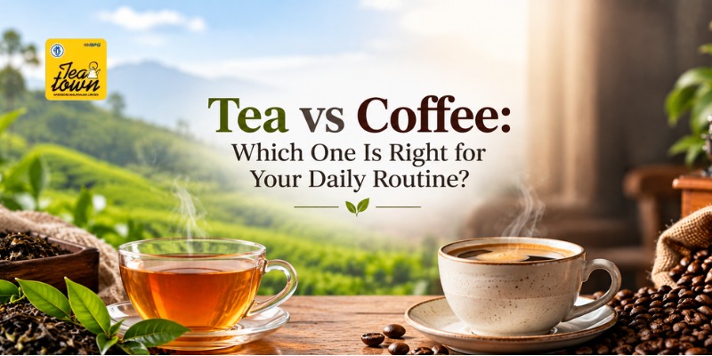 Tea or coffee, comparing everyday beverage choices